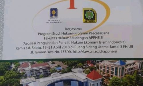 [2018] Penataran Dosen Hukum Ekonomi Islam di FH UII